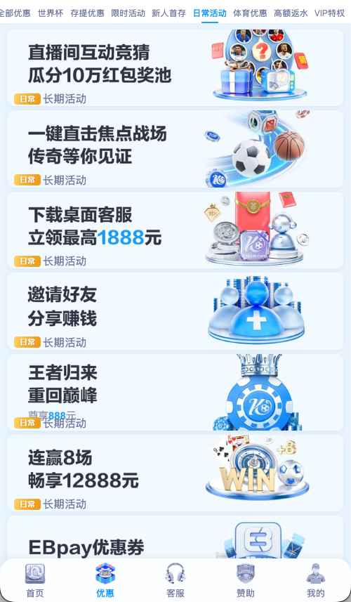 开云体育日常活动奖励